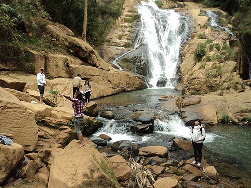 Величественные водопады в провинции Ламдонг - ảnh 4